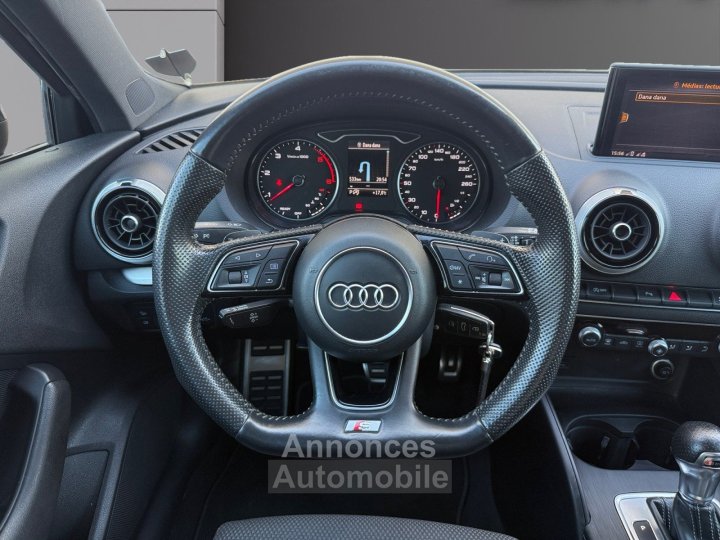 Audi A3 Sportback 20 TDI 150 S tronic 7 S Line Carplay Radar AV/AR Origine Fran&ccedil;aise Garantie 12 Mois - 14