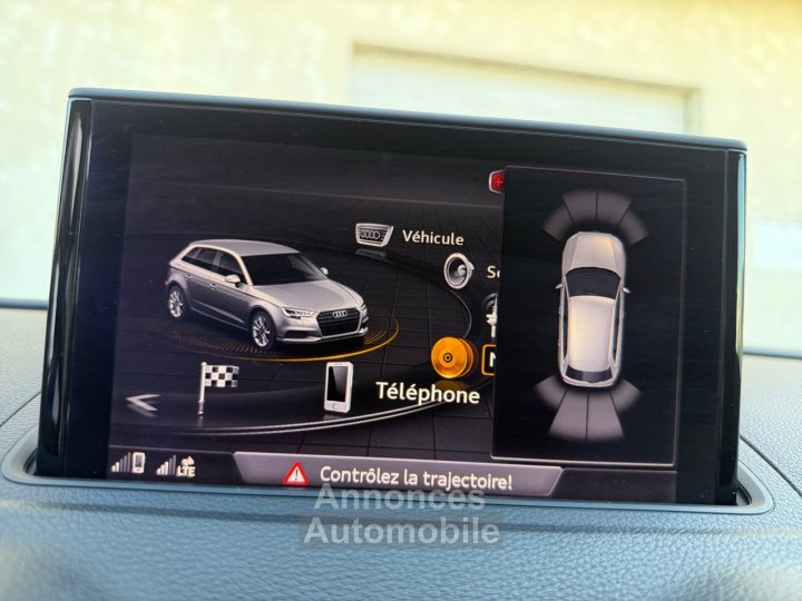 Audi A3 Sportback 20 TDI 150 S tronic 7 S Line Carplay Radar AV/AR Origine Fran&ccedil;aise Garantie 12 Mois - 18
