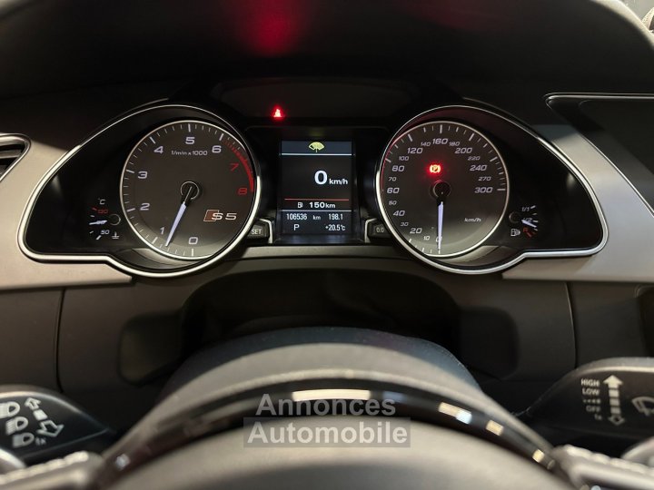Audi S5 V6 30 TFSI 333 Quattro S tronic 7 / TOIT OUVRANT / SIEGES CHAUFFANTS - 20