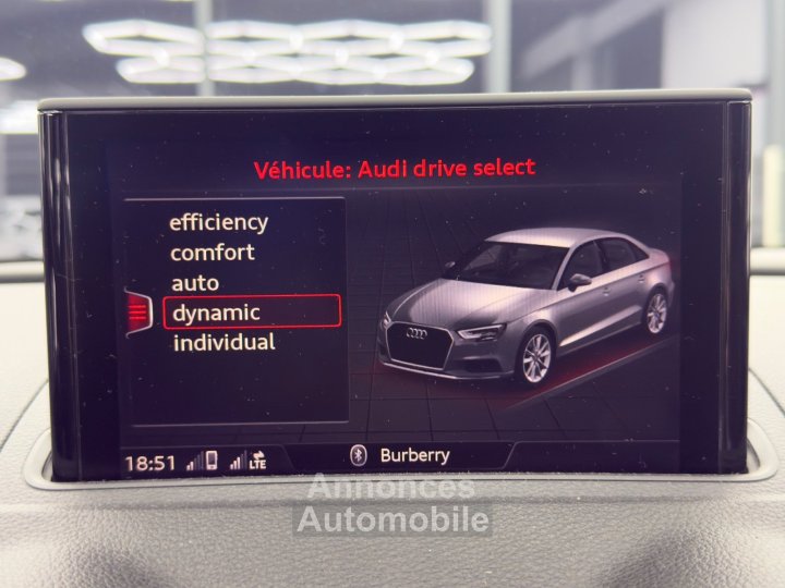 Audi A3 BERLINE 40 TDI 184 S tronic 7 Quattro Design - 27