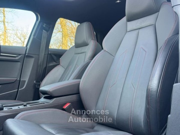 Audi A3 Berline S Line 150CH Toit Ouvrant Affichage T&ecirc;te Haute Cam&eacute;ra Carplay Volant M&eacute;plat Si&egrave;ges chauffants 18P Garantie 6 ans 419-mois - 4