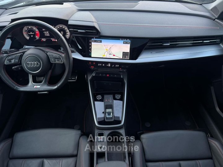 Audi A3 Berline S Line 150CH Toit Ouvrant Affichage T&ecirc;te Haute Cam&eacute;ra Carplay Volant M&eacute;plat Si&egrave;ges chauffants 18P Garantie 6 ans 419-mois - 5