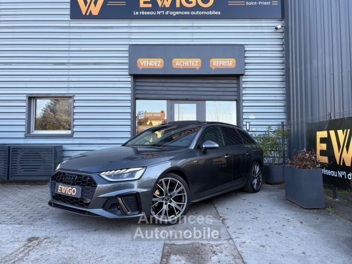 Audi A4 avant 20 30 tdi 135ch s-line toit ouvrant meplat virtual cokpit courroie ok - 1