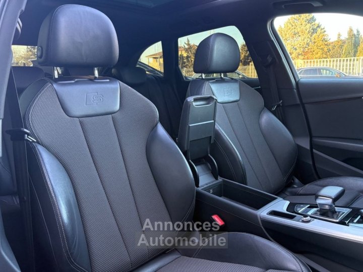 Audi A4 avant 20 30 tdi 135ch s-line toit ouvrant meplat virtual cokpit courroie ok - 11