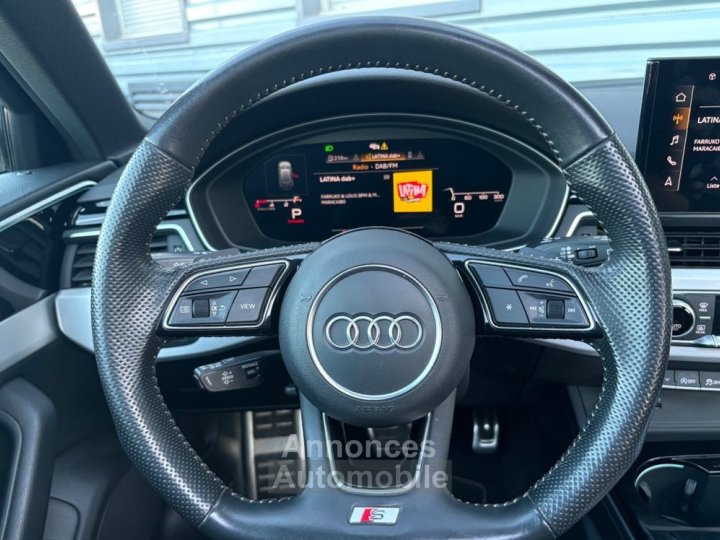 Audi A4 avant 20 30 tdi 135ch s-line toit ouvrant meplat virtual cokpit courroie ok - 18