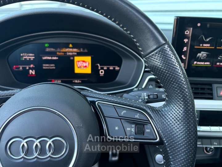 Audi A4 avant 20 30 tdi 135ch s-line toit ouvrant meplat virtual cokpit courroie ok - 20