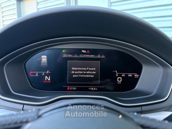 Audi A4 avant 20 30 tdi 135ch s-line toit ouvrant meplat virtual cokpit courroie ok - 21