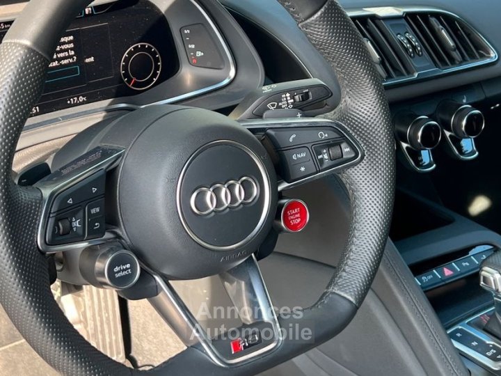 Audi R8 V10 RWD  en 2 roues motrices 52 L 540 ch pack carbone ext&eacute;rieur B&O malus pay&eacute; - 10