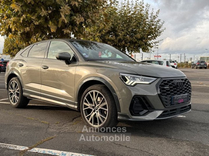 Audi Q3 Sportback 45 tfsi 230 quattro s-line stronic gris chronos entretien limpide - 1