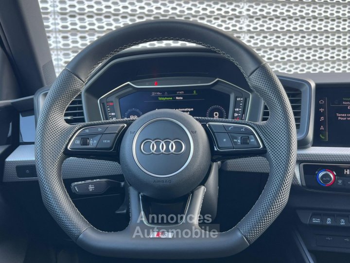 Audi A1 Sportback 30 TFSI 116 ch S tronic 7 S Line Plus - 10