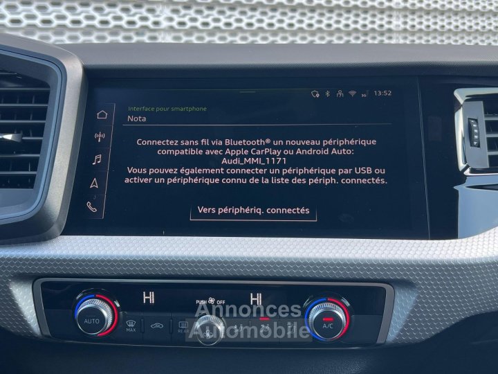 Audi A1 Sportback 30 TFSI 116 ch S tronic 7 S Line Plus - 12