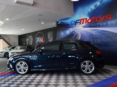 Audi A3 Sportback S-Line 40 TFSI 190 Quattro S-Tronic GPS TO Keyless Si&egrave;ges &Eacute;lectriques Drive LED Cam&eacute;ra JA 18 Bleu Cosmos   - 2