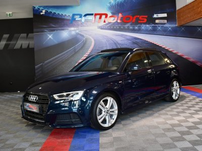 Audi A3 Sportback S-Line 40 TFSI 190 Quattro S-Tronic GPS TO Keyless Si&egrave;ges &Eacute;lectriques Drive LED Cam&eacute;ra JA 18 Bleu Cosmos   - 5