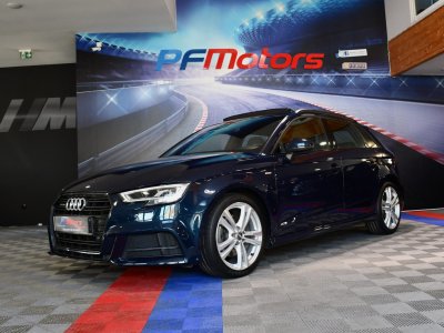 Audi A3 Sportback S-Line 40 TFSI 190 Quattro S-Tronic GPS TO Keyless Si&egrave;ges &Eacute;lectriques Drive LED Cam&eacute;ra JA 18 Bleu Cosmos   - 6