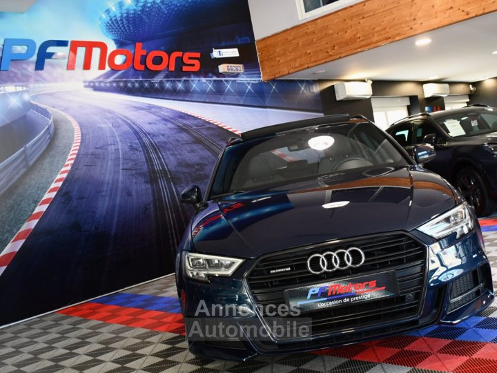 Audi A3 Sportback S-Line 40 TFSI 190 Quattro S-Tronic GPS TO Keyless Si&egrave;ges &Eacute;lectriques Drive LED Cam&eacute;ra JA 18 Bleu Cosmos - 7