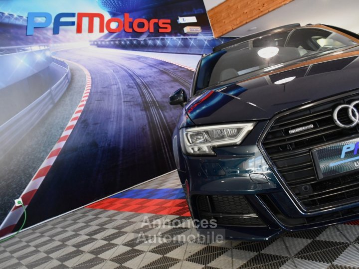 Audi A3 Sportback S-Line 40 TFSI 190 Quattro S-Tronic GPS TO Keyless Si&egrave;ges &Eacute;lectriques Drive LED Cam&eacute;ra JA 18 Bleu Cosmos - 9