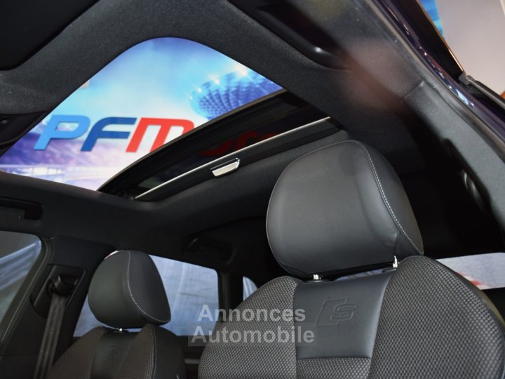 Audi A3 Sportback S-Line 40 TFSI 190 Quattro S-Tronic GPS TO Keyless Si&egrave;ges &Eacute;lectriques Drive LED Cam&eacute;ra JA 18 Bleu Cosmos - 13