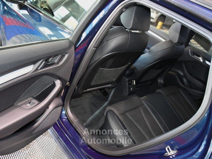 Audi A3 Sportback S-Line 40 TFSI 190 Quattro S-Tronic GPS TO Keyless Si&egrave;ges &Eacute;lectriques Drive LED Cam&eacute;ra JA 18 Bleu Cosmos - 14