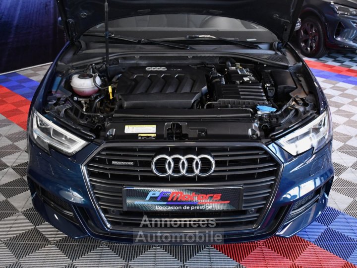 Audi A3 Sportback S-Line 40 TFSI 190 Quattro S-Tronic GPS TO Keyless Si&egrave;ges &Eacute;lectriques Drive LED Cam&eacute;ra JA 18 Bleu Cosmos - 15