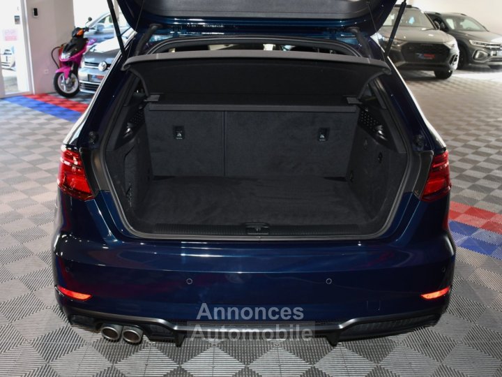 Audi A3 Sportback S-Line 40 TFSI 190 Quattro S-Tronic GPS TO Keyless Si&egrave;ges &Eacute;lectriques Drive LED Cam&eacute;ra JA 18 Bleu Cosmos - 16