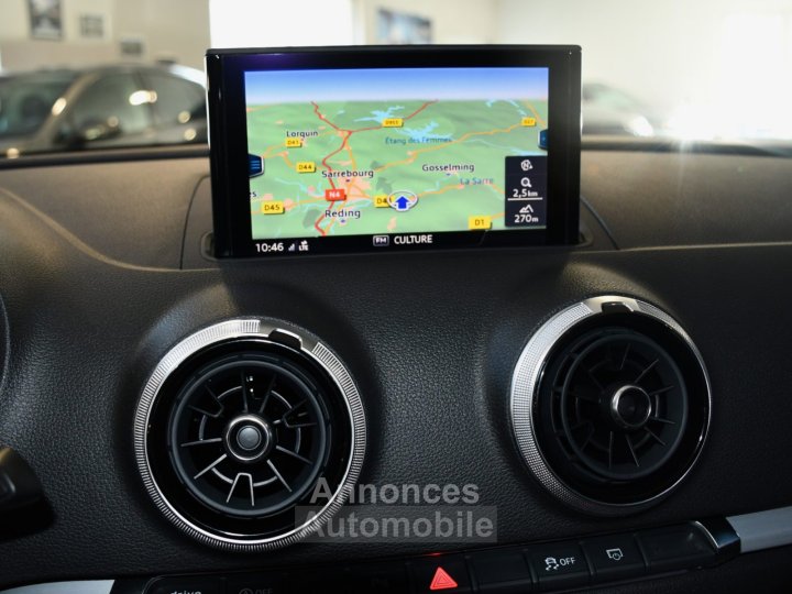 Audi A3 Sportback S-Line 40 TFSI 190 Quattro S-Tronic GPS TO Keyless Si&egrave;ges &Eacute;lectriques Drive LED Cam&eacute;ra JA 18 Bleu Cosmos - 25