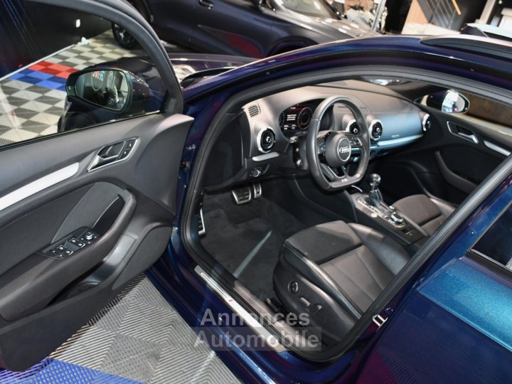 Audi A3 Sportback S-Line 40 TFSI 190 Quattro S-Tronic GPS TO Keyless Si&egrave;ges &Eacute;lectriques Drive LED Cam&eacute;ra JA 18 Bleu Cosmos - 28