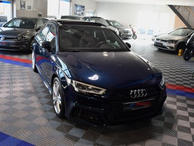 Audi A3 Sportback S-Line 40 TFSI 190 Quattro S-Tronic GPS TO Keyless Si&egrave;ges &Eacute;lectriques Drive LED Cam&eacute;ra JA 18 Bleu Cosmos   - 29