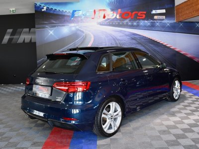 Audi A3 Sportback S-Line 40 TFSI 190 Quattro S-Tronic GPS TO Keyless Si&egrave;ges &Eacute;lectriques Drive LED Cam&eacute;ra JA 18 Bleu Cosmos   - 31