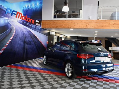 Audi A3 Sportback S-Line 40 TFSI 190 Quattro S-Tronic GPS TO Keyless Si&egrave;ges &Eacute;lectriques Drive LED Cam&eacute;ra JA 18 Bleu Cosmos   - 34