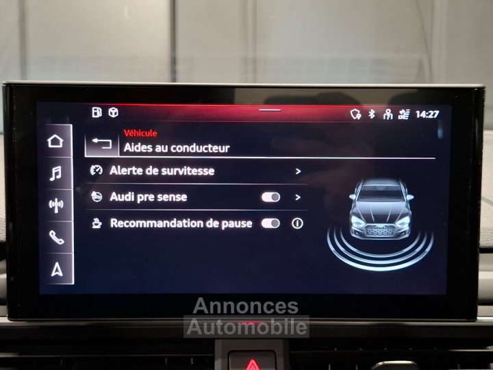 Audi A5 Sportback 35 TDI 163 S tronic 7 Business Line - Digital cockpit - Si&egrave;ges chauffants - Cam&eacute;ra de recul - 30