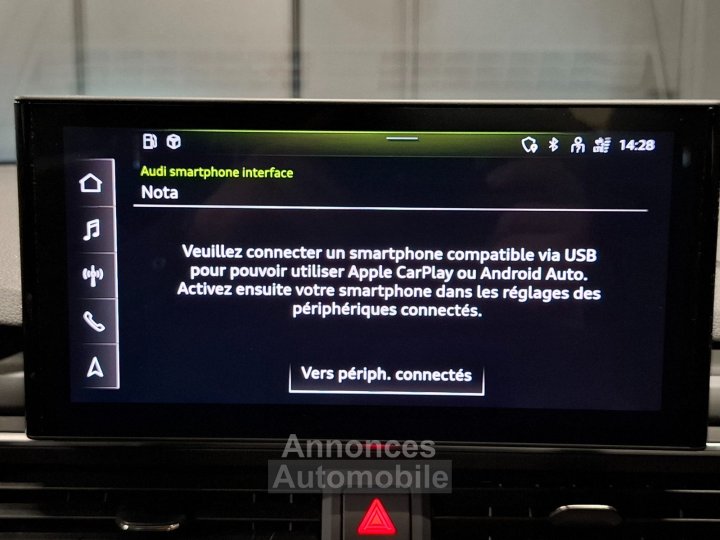 Audi A5 Sportback 35 TDI 163 S tronic 7 Business Line - Digital cockpit - Si&egrave;ges chauffants - Cam&eacute;ra de recul - 33