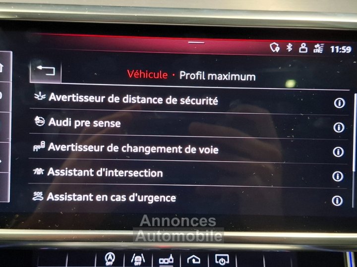 Audi A6 AVANT 50 TDI 286 ch Quattro Tiptronic 8 S line - SUIVI - 33