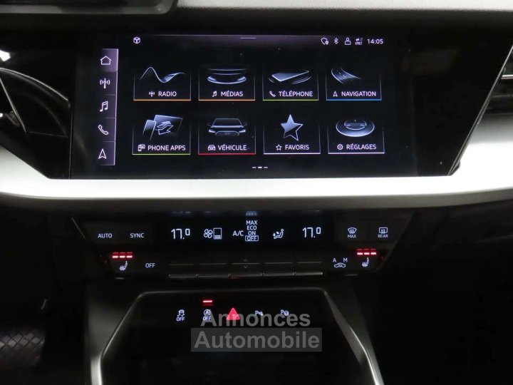 Audi A3 Sportback 30TFSI Stronic 17-CUIR-LED-NAVI-VIRTUAL - 12