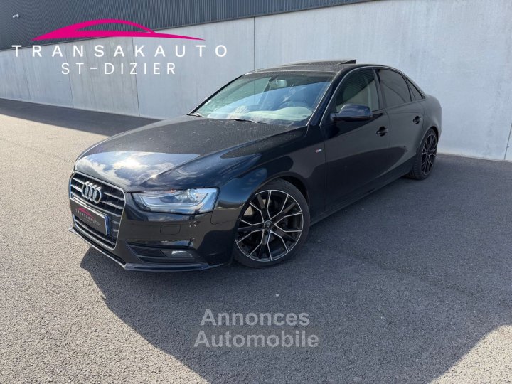 Audi A4 30 V6 TDI 245ch Quattro S Line S Tronic - Toit Ouvrant / 4 si&egrave;ges Chauffants / Bang Olufsen - - 1