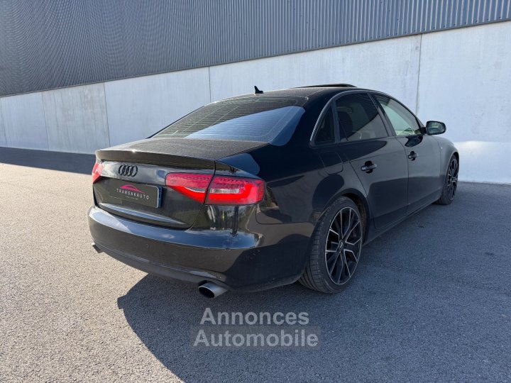Audi A4 30 V6 TDI 245ch Quattro S Line S Tronic - Toit Ouvrant / 4 si&egrave;ges Chauffants / Bang Olufsen - - 5