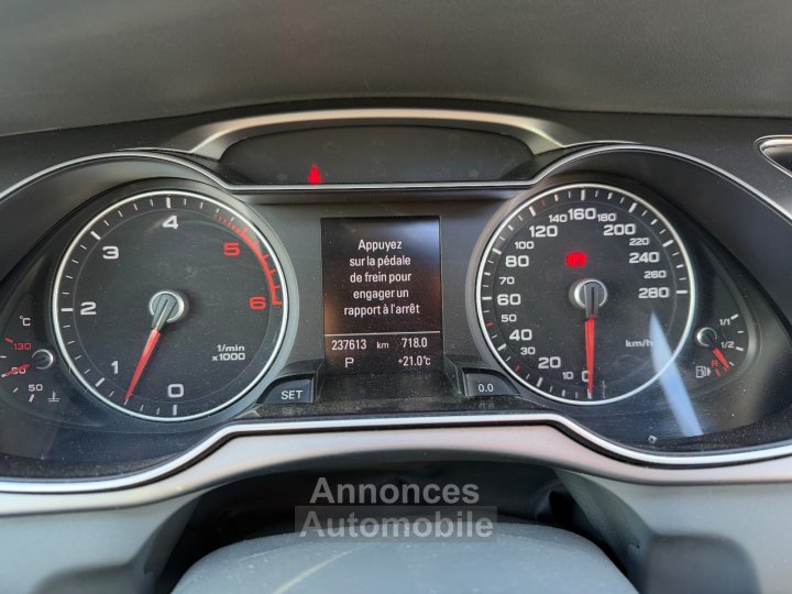 Audi A4 30 V6 TDI 245ch Quattro S Line S Tronic - Toit Ouvrant / 4 si&egrave;ges Chauffants / Bang Olufsen - - 30