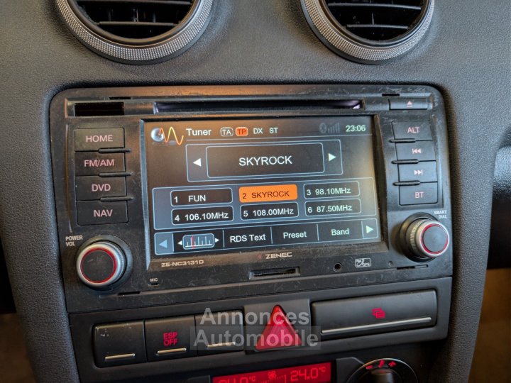 Audi S3 8P 20 TFSI 265 ch Quattro - TOIT OUVRANT - CUIR ALCANTARA - SON BOSE - DEMI-LIGNE MILTEK - 15