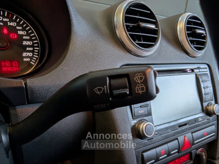 Audi S3 8P 20 TFSI 265 ch Quattro - TOIT OUVRANT - CUIR ALCANTARA - SON BOSE - DEMI-LIGNE MILTEK - 20