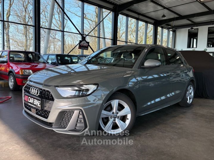 Audi A1 S Line 116 CH Tronic Volant M&eacute;plat Carplay Modes de conduite LED 16P Garantie 6 ans 379-mois - 1