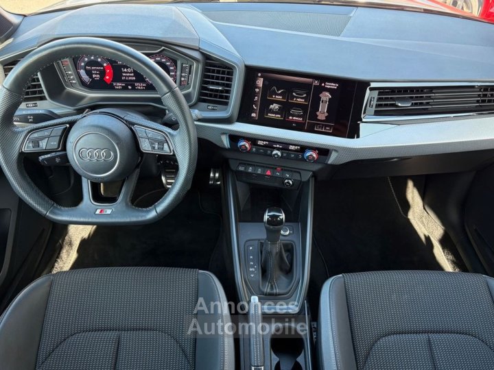 Audi A1 S Line 116 CH Tronic Volant M&eacute;plat Carplay Modes de conduite LED 16P Garantie 6 ans 379-mois - 4