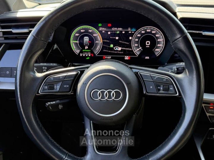 Audi A3 Sportback 14 40 tfsie 204 ch phev hybrid 257kwh s line s-tronic - 14