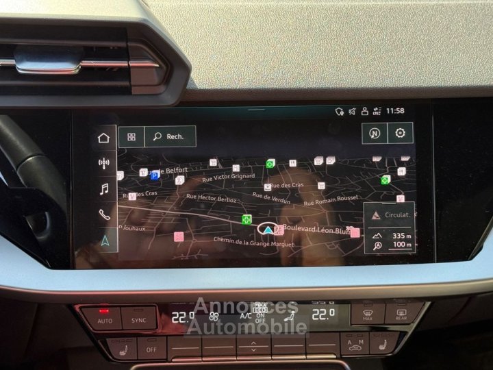 Audi A3 Sportback 14 40 tfsie 204 ch phev hybrid 257kwh s line s-tronic - 19