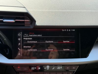 Audi A3 Sportback 14 40 tfsie 204 ch phev hybrid 257kwh s line s-tronic   - 22