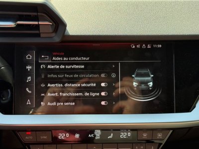 Audi A3 Sportback 14 40 tfsie 204 ch phev hybrid 257kwh s line s-tronic   - 23