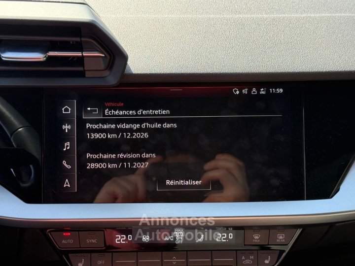 Audi A3 Sportback 14 40 tfsie 204 ch phev hybrid 257kwh s line s-tronic - 26