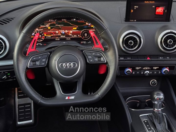 Audi S3 sportback 20 tfsi 300ch quattro s-tronic 7 toit ouvrant entretien a jour virtual cockpit - 21