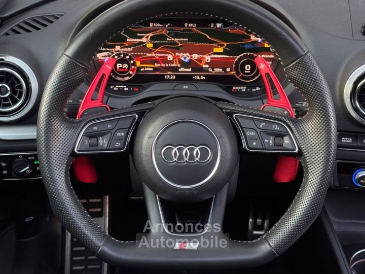 Audi S3 sportback 20 tfsi 300ch quattro s-tronic 7 toit ouvrant entretien a jour virtual cockpit - 22