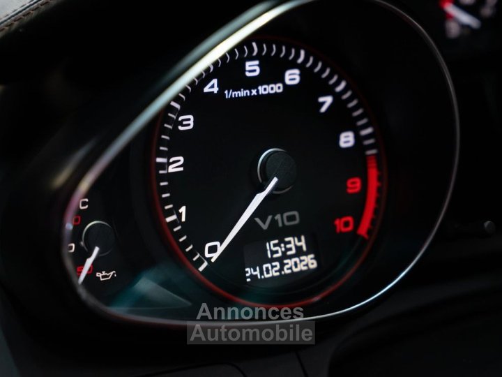 Audi R8 V10 SPYDER 52 525 CV | Origine France Bang & Olufsen Suivi complet - 13