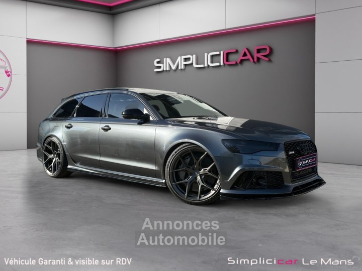 Audi RS6 AVANT Performance V8 40 TFSI Quattro Toit Ouvrant Pack Carbon Admission Eventuri Ligne Milltek Malus Pay&eacute; - 1