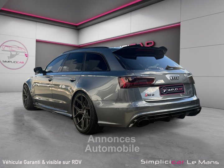 Audi RS6 AVANT Performance V8 40 TFSI Quattro Toit Ouvrant Pack Carbon Admission Eventuri Ligne Milltek Malus Pay&eacute; - 3
